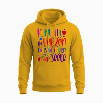 Confetti in the Heart Carnival Party Outfit Carnival Fancy Dress Unisex Hoodie - Gold