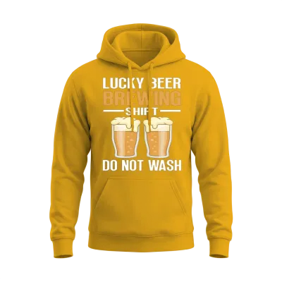 Funny Beer Brewing Unisex Hoodie - Gold