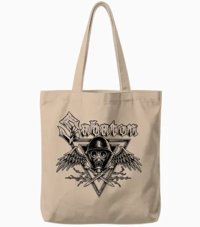 Poison Gas Tote Bags - Natural