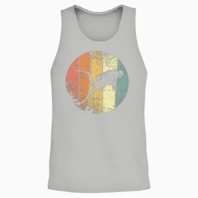 Diver Retro Scuba Diving Unisex Tank Top - Ash