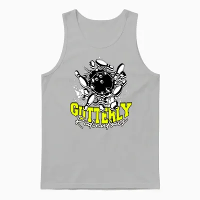 Bowling Gutterly Ridiculous Unisex Tank Top - Ash