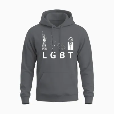 The Bible of Liberty Guns Trump Unisex Hoodie - Charcoal