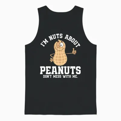 I’m Nuts About Peanuts - Peanut Farmer Unisex Tank Top - Black