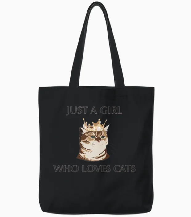 Funny Pictures Tote Bags in Black