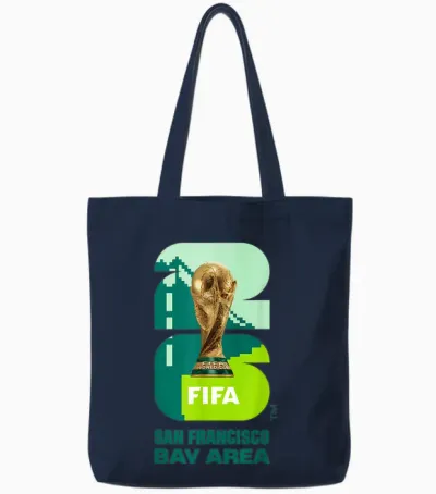 Championnat Du Monde De La Fifa 26 San Francisco Trophy Couleur Tote Bags - Navy