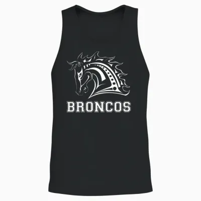 Knight Horse Unisex Tank Top - Black