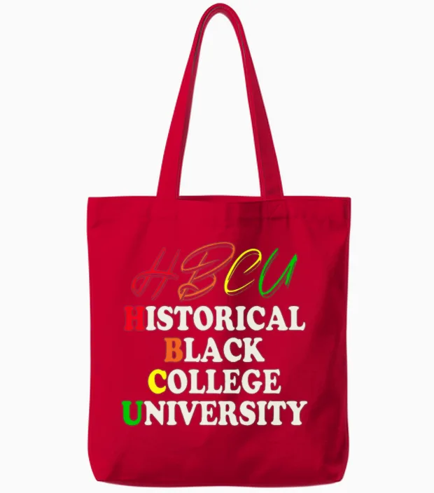 Historical Black College University Tote Bags in Red