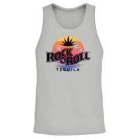 Rock N Roll Tequila Third Collection Unisex Tank Top - Ash – 2