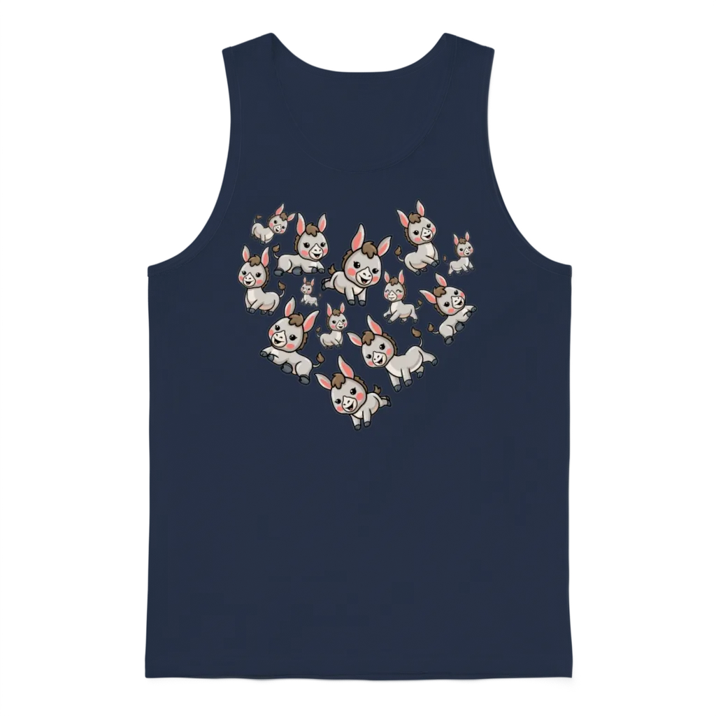 Donkey Unisex Tank Top - Navy