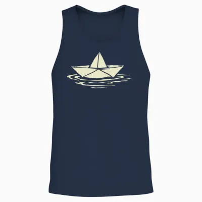 Float Unisex Tank Top - Navy