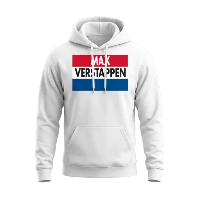 Max Verstappen Unisex Hoodie - White
