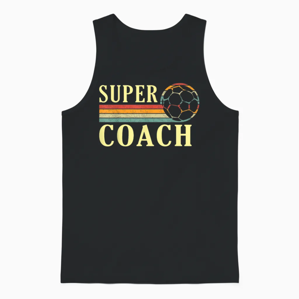 Super Coach Hand Handball Handball France Funny Unisex Tank Top in Black