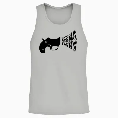 Bang Bang Unisex Tank Top - Ash
