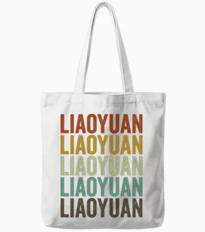 Liaoyuan China Retro Vintage Tote Bags - White