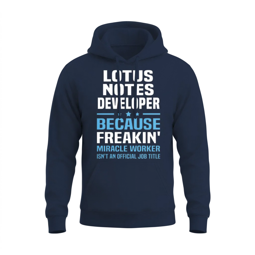 Lotus Notes Developer β Programmers & It Unisex Hoodie - Navy