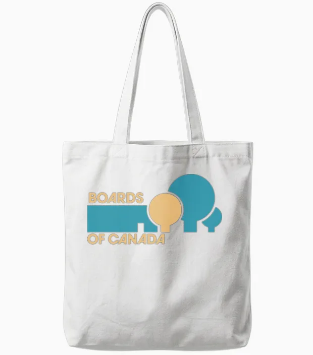 Boards of Canada Retro Tote Bags in White