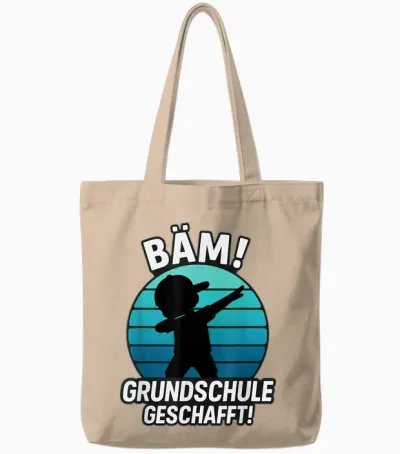 Bäm Grundschule Geschafft Grundschule Abschluss 2026 Tote Bags - Natural