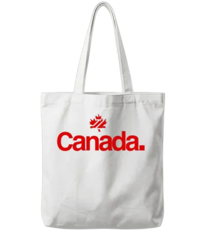 Canada Tote Bags - White