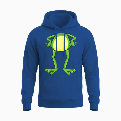 Carnival Frog Costume Fancy Dress T-Shirt, Green Unisex Hoodie - Royal