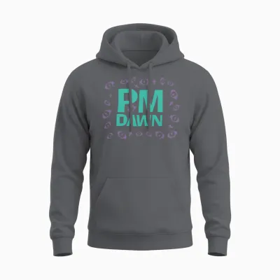 1990s 1991 Pm Dawn Utopian Experience Unisex Hoodie - Charcoal