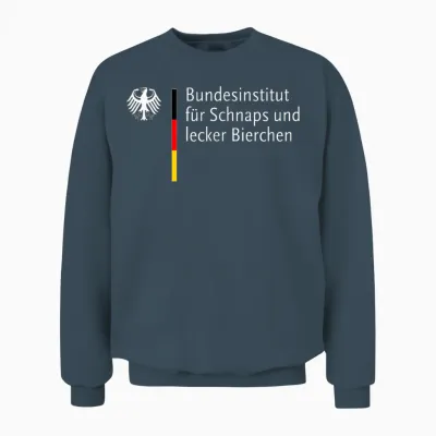 Bundesinstitut Für Schnaps Und Lecker Bierchen Unisex Sweatshirt - Dark Heather