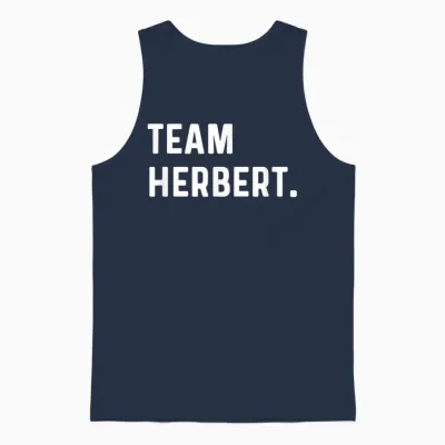 Mannschaft Herbert Unisex Tank Top - Navy