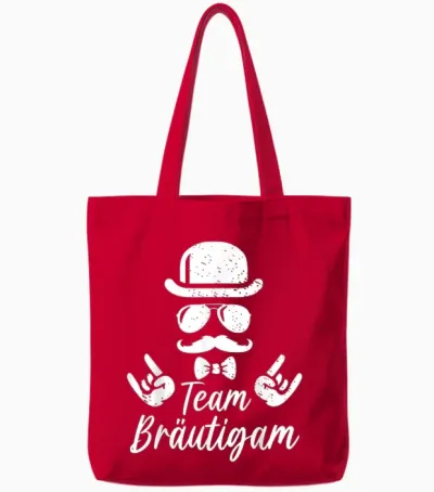 Jga T-Shirt Männer Polterabend Poltern Junggesellenabschied Tote Bags - Red