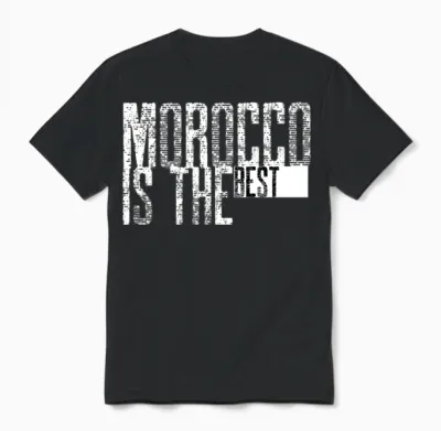 Morocco Is the Best Unisex T-Shirt - Black