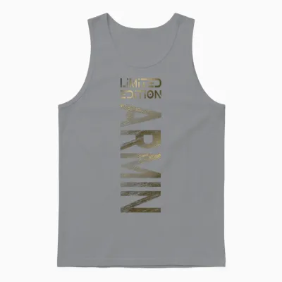 Armin Name First Name Boy Man Birthday T-Shirt, Black Unisex Tank Top - Sport Grey