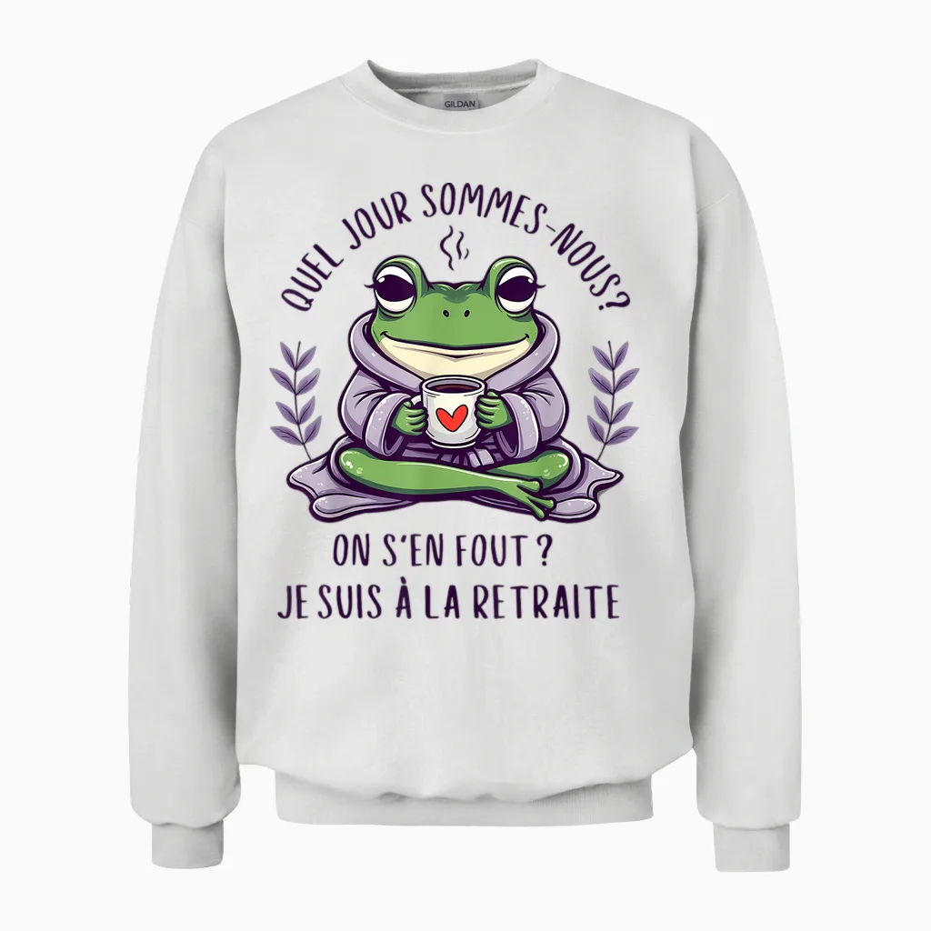Women Retired 2025 Humor Gift Leaving Retirement Woman Unisex Sweatshirt in White