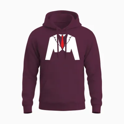 Classic Party Humor Funny Tux Tee Joke Concert Unisex Hoodie - Maroon