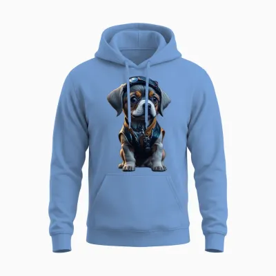 Dog Unisex Hoodie - Carolina Blue