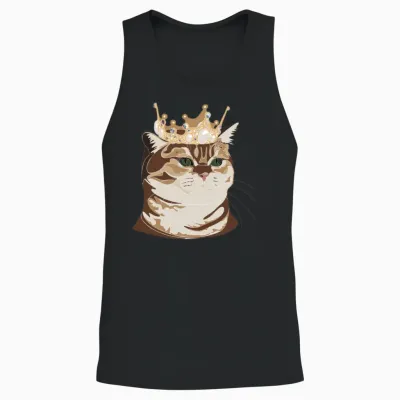 Funny Pictures Unisex Tank Top - Black
