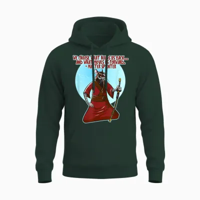 The Wisdom of Master Splinter Unisex Hoodie - Forest
