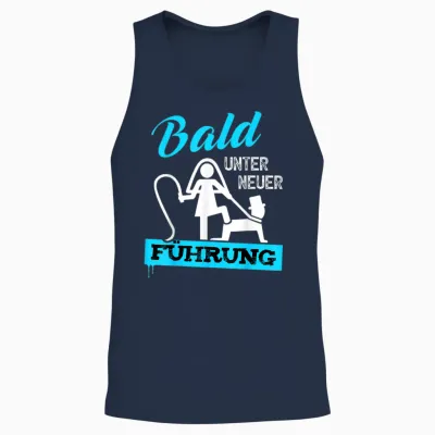 Junggesellenabschied Bräutigam T-Shirt Jga Männer Polterer Unisex Tank Top - Navy