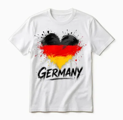 Fan Fussball Trikot Kinder Deutschland Damen Herren Germany Unisex T-Shirt - White
