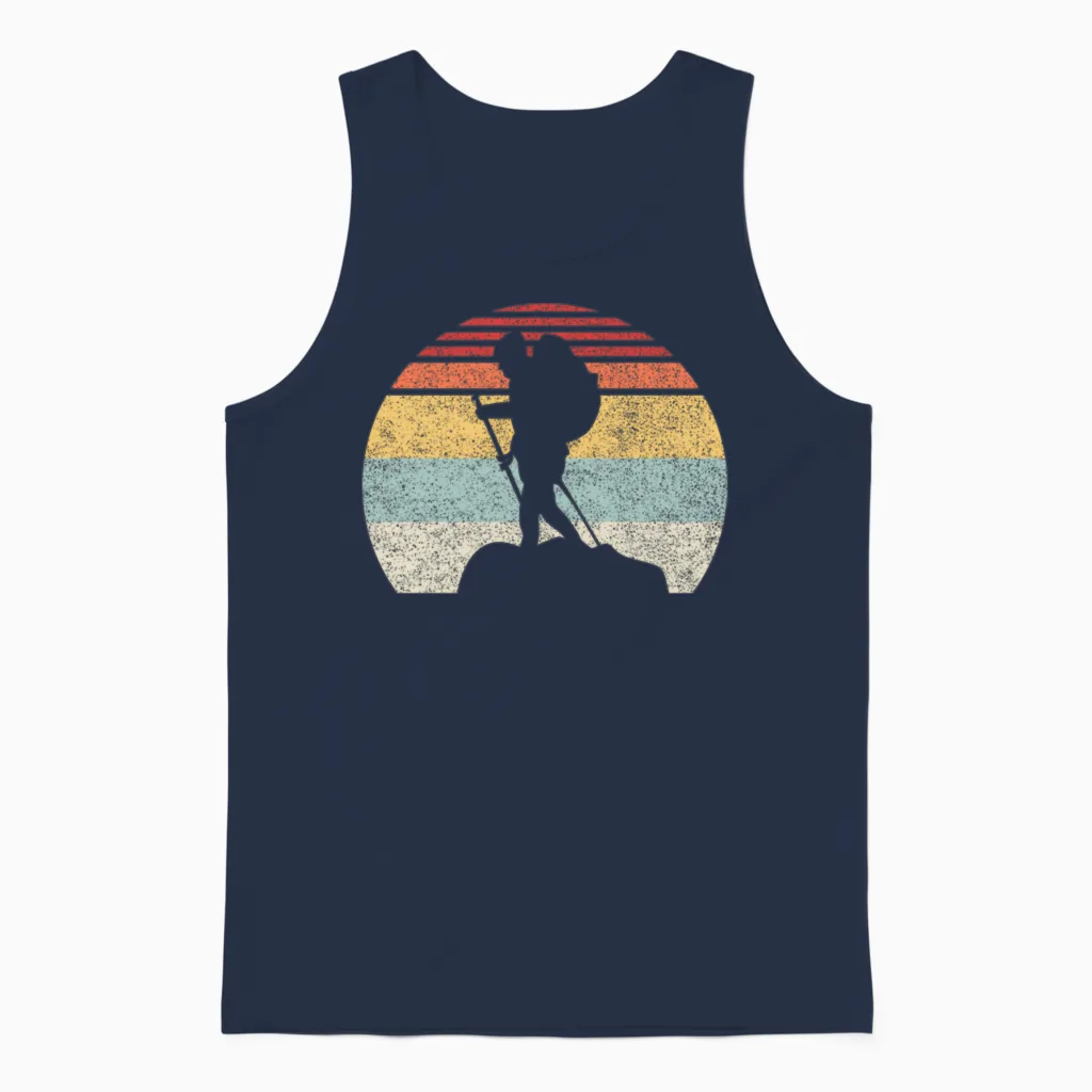 Hiking Hiking - & Outdoors Unisex Tank Top in Navy