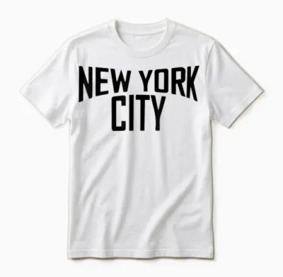 New York City Shirt Damen Herren Cool Manhattan Unisex T-Shirt - White