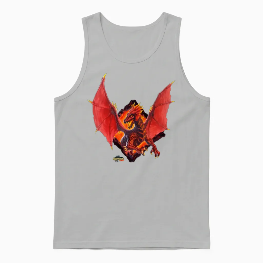 Schleich® Eldrador® Creatures Lava Dragon Unisex Tank Top in Ash