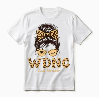 Wdnc We Do Not Care Club Sarcastic Funny Quote Secret Unisex T-Shirt - White