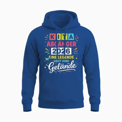 Kita Abgänger 2026 Schulkind 2026 Junge Einschulung Mädchen Unisex Hoodie - Royal