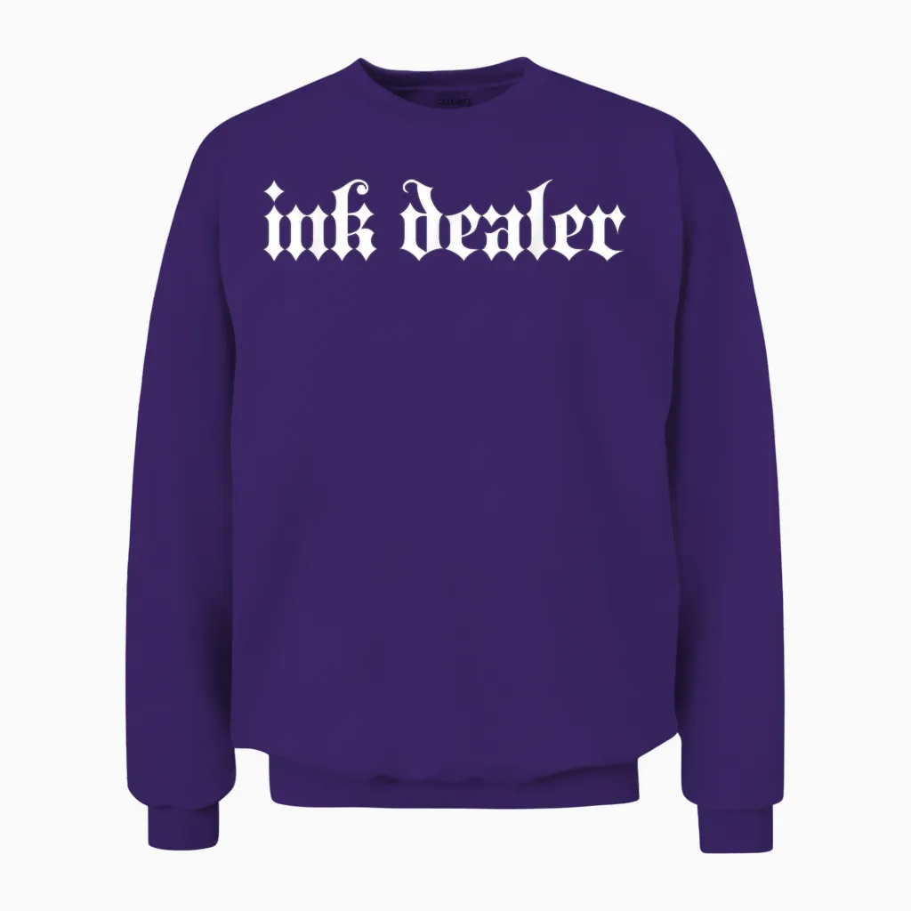 Ink Dealer Tatouage Vintage Tatouage Drôle Maman Tatouage Unisex Sweatshirt in Purple