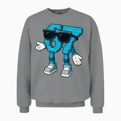 Six Seven Brainrot Italian Funny 67 Meme Game for Children Unisex Sweatshirt - Sport Grey