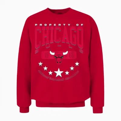 Nba-Offizieller Chicago Bulls Rising Star Unisex Sweatshirt - Red