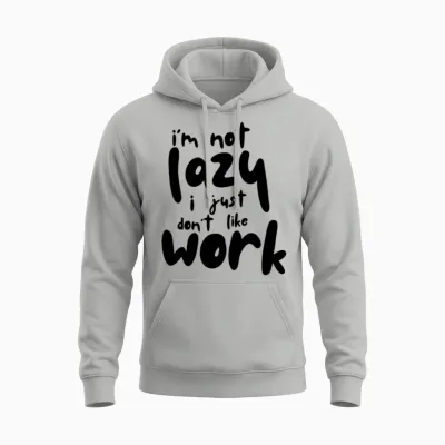 Funny Unisex Hoodie - Ash