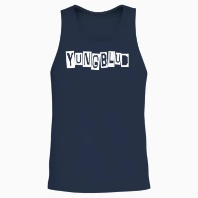 Official Yungblud Logo Unisex Tank Top - Navy