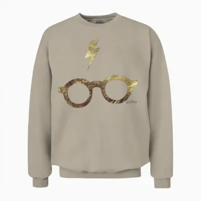 Harry Potter Glasses and Scar Unisex Sweatshirt - Sand