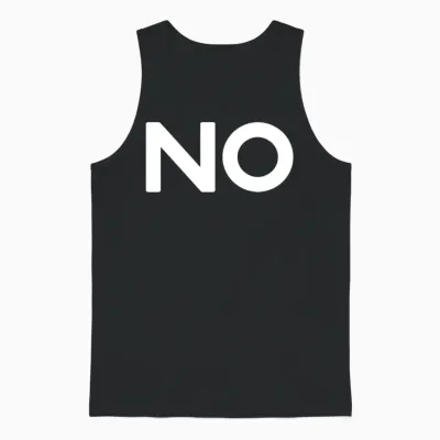 Funny Quotes No Funny Gifts Unisex Tank Top - Black