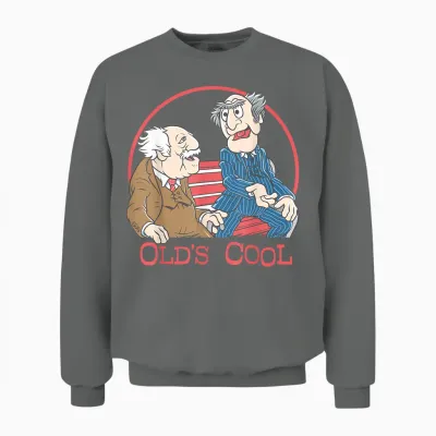 Disney the Muppets Statler and Waldorf Old's Cool Unisex Sweatshirt - Graphite Heather