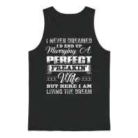 I'd End Up Marrying a Perfect Freakin' Wife Unisex Tank Top - Black – 1